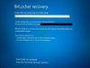 BitLocker recovery screen