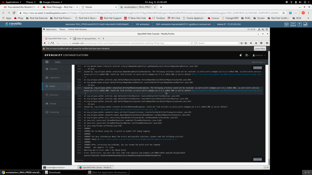 Unresolved Resource Dependencies In The Resources Block Of The Template