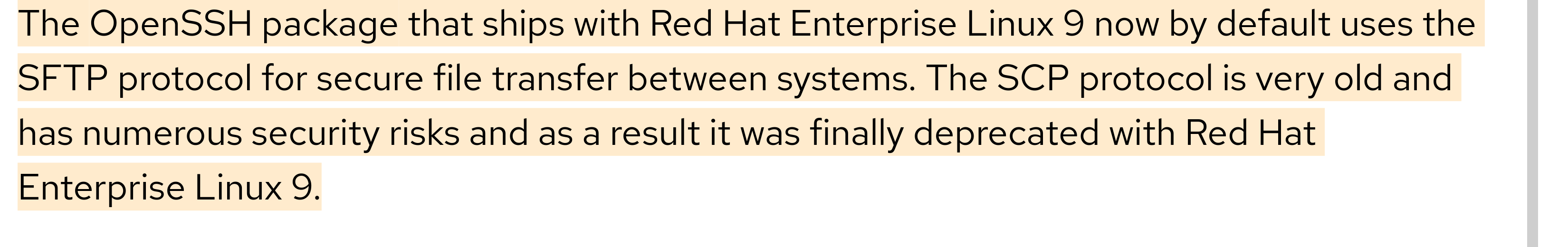 sFTP vs scp - Red Hat Learning Community