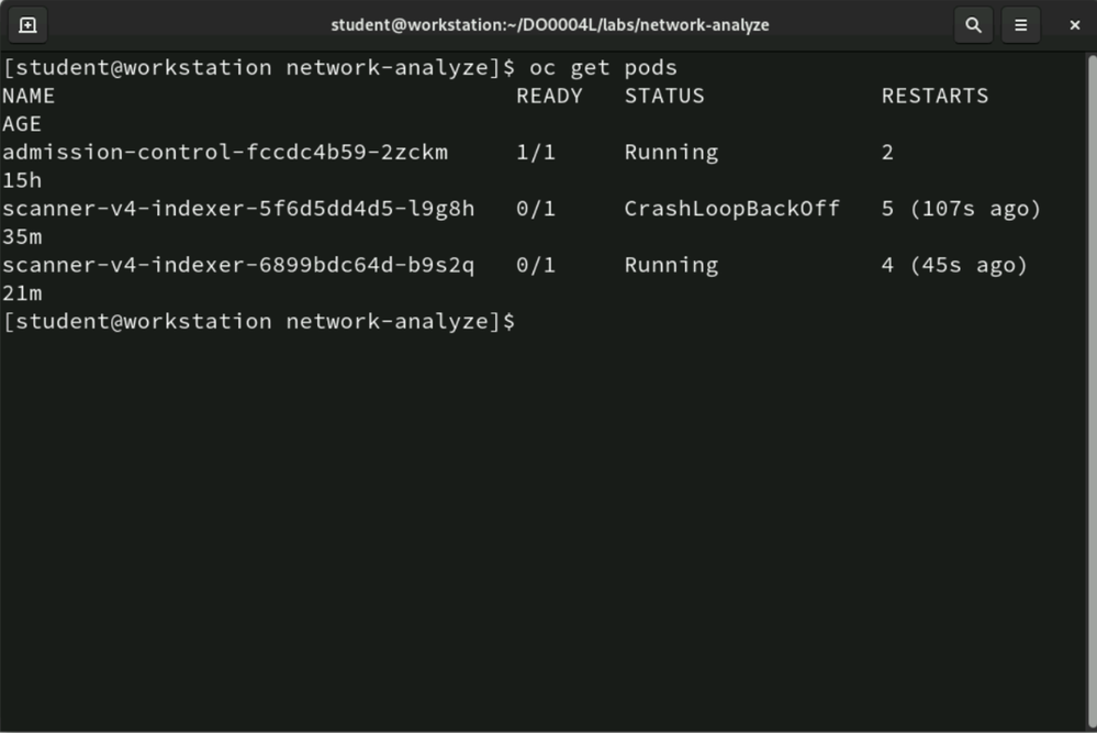 RHACS sensor and collector pods missing entirely, scanners in CrashLoopBackOff state