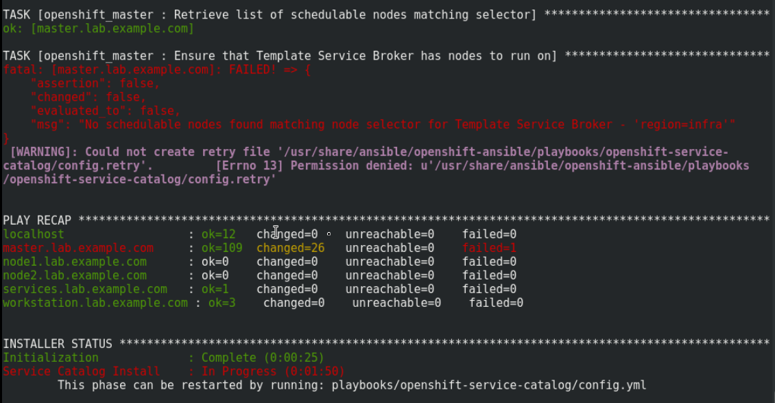 DO280 Template Service Broker Red Hat Learning Community