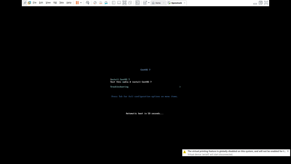 install Centos - Step 1 ( Choose Install Centos 7)
