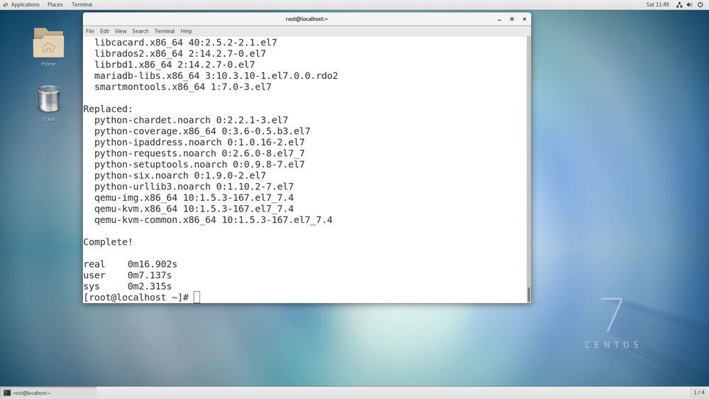 installing Openstack - output