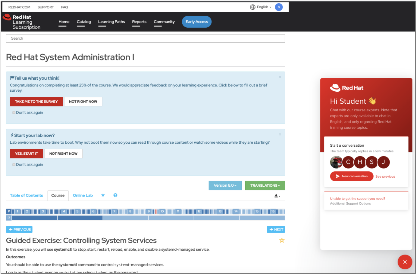Tips on using your RHLS Subscription Red Hat Learning Community