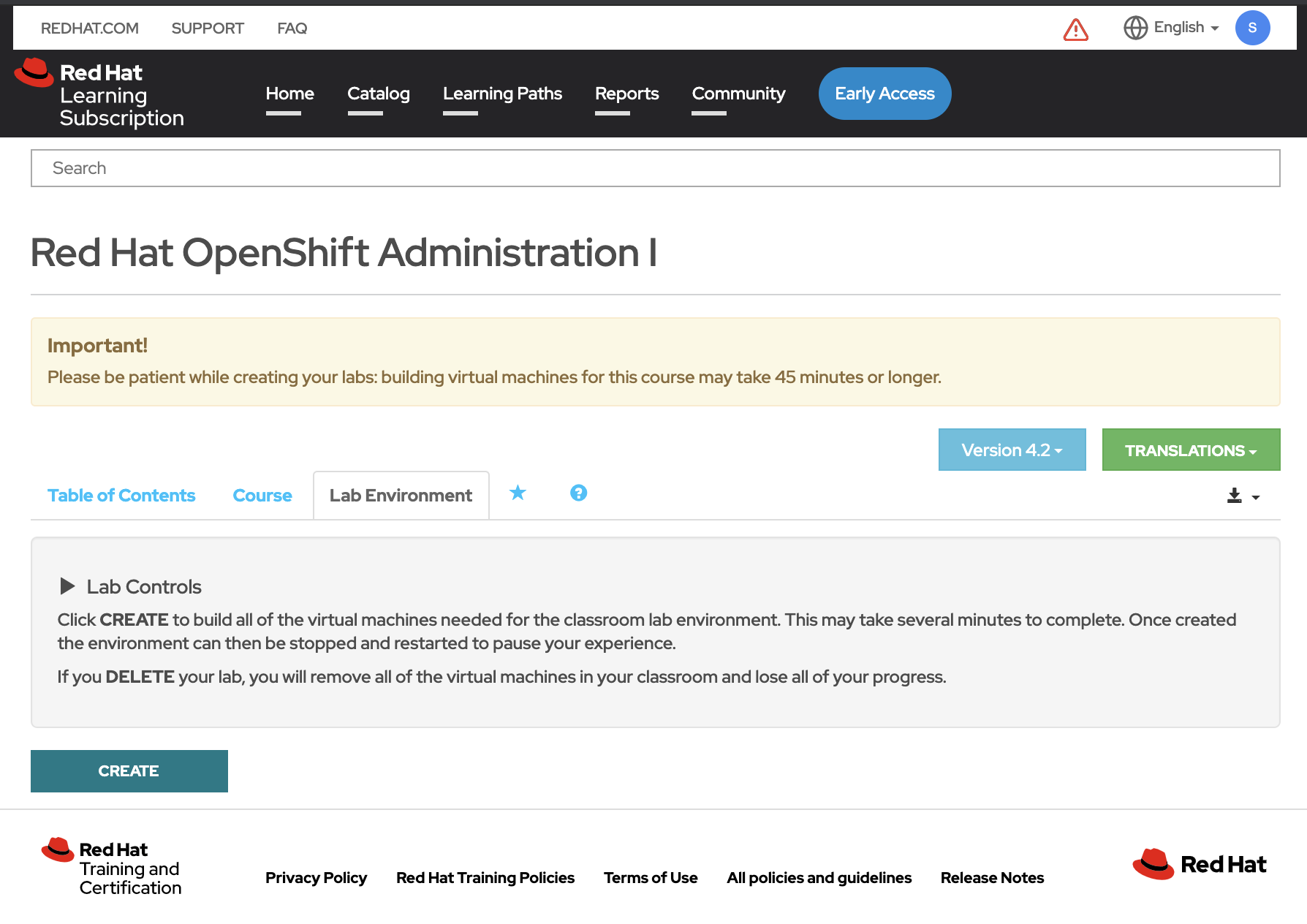 Red Hat Learning Subscription Release Notes Red Hat Learning Community
