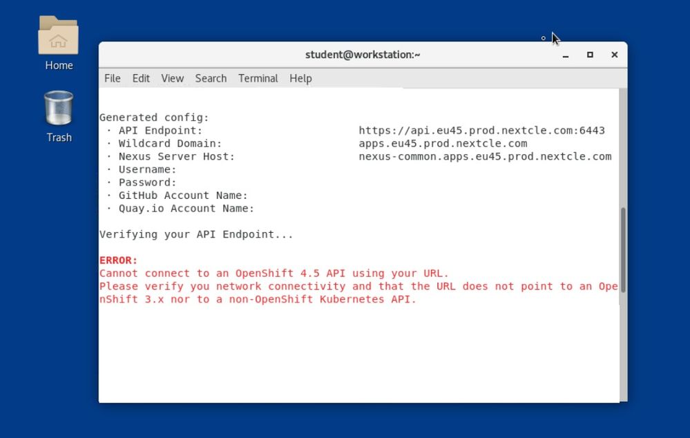 OpenShift 4_5 API connection error during lab-configure.jpg