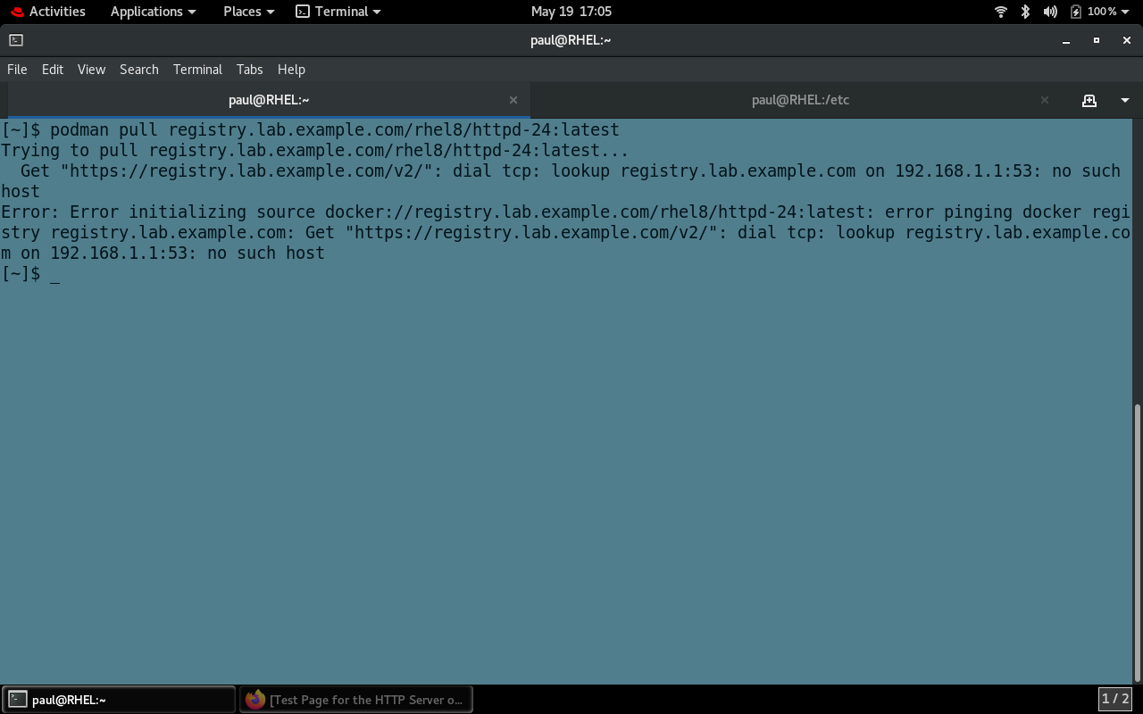 Solved: How to fix this error ? - Red Hat Learning Community