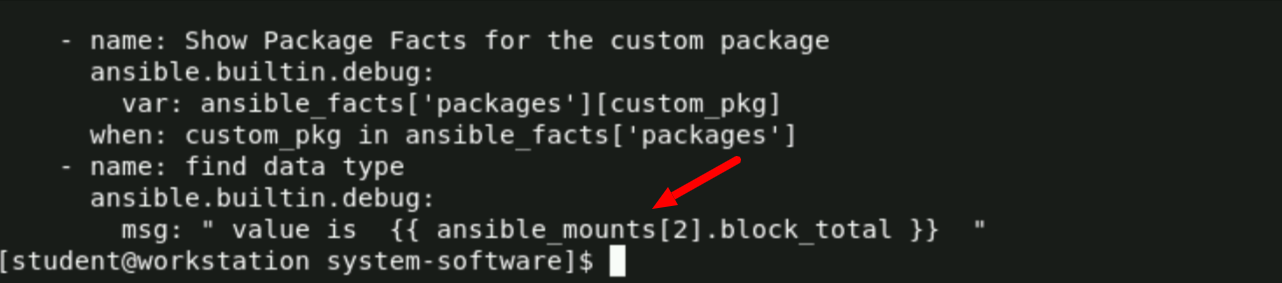 Solved: How to print a dictionary value from ansible_facts... - Red Hat ...