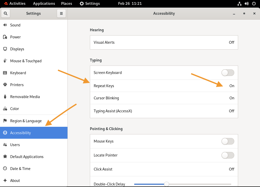 Solved Multiple characters from keyboard Red Hat Learning Community